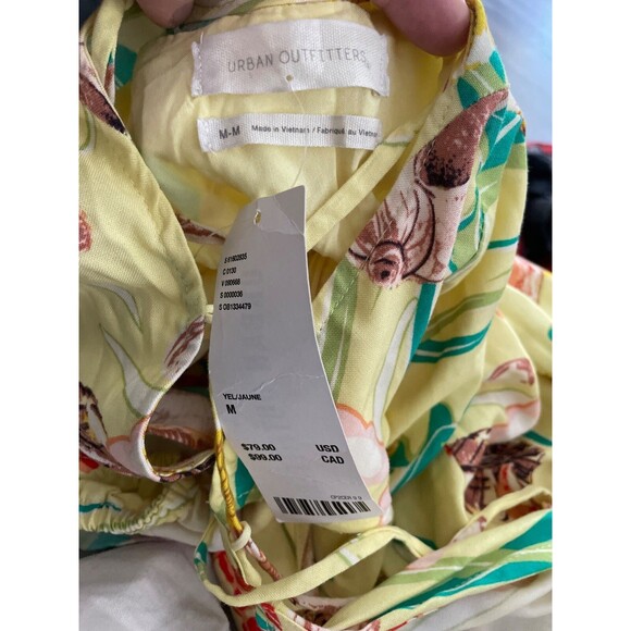 Urban Outfitters Siren Strappy Back Midi Dress size M NWT Seashell Print - Picture 9 of 13